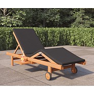 Teak sunlounger Wembley