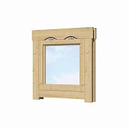 Uitzetraam+kozijn W4 enkel glas