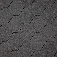 Dakshingles hexagonaal Zwart 3 m²