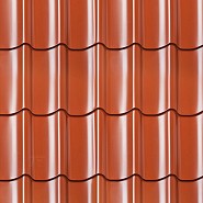 Dakpanprofielplaten tbv TD assortiment Set terracotta (per m²)