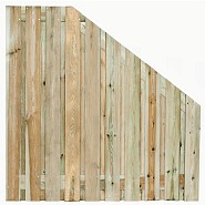 Tuinscherm geïmp. 21 planks Enschede 180-90x180 cm VERLOOP