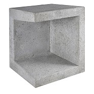 U-Element Hoek 40x40x50 cm Grijs