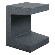 U-Element 30x30x40 cm Zwart