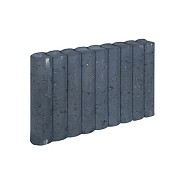Rondo Palissadeband 8x35x50 cm Zwart