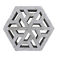 Eco Tegel Waterpasserend 37,5x37,5x7 cm Grijs