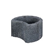 Moonflor Ø35x20 cm Zwart