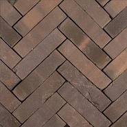 Gebakken Waalformaat 5x20x6 cm Peel getrommeld
