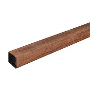 Gardenlux hardhouten paal fijnbezaagd 6x6x275cm (angelim Vermelho)