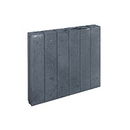 Blokjesband 8x50x50 cm Zwart