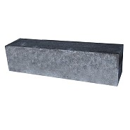 Palissade Block 60x15x15 cm Grijs/ zwart