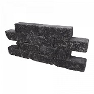 Grani Wall Black 31x11,5x10 cm getrommeld