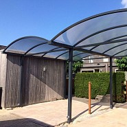 Carport dubbele boog