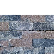 Rockwall 11x13x32 cm Rolde - getrommeld