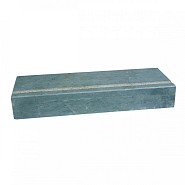 Traptrede blauwsteen China rondom gezoet + facet + 1 zijde met anti-slipprofiel , 15x35x100 cm