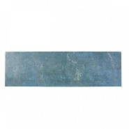 Afdekplaat/vijverrand blauwsteen met facet rondom gezoet - kanten gezaagd, 100x40x3 cm