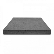 Oudhollandsche tegel, gewapend  100x100x10 Antraciet