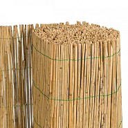 Rieten decoratiematten op rol, enkelvoudig H120xL600 cm