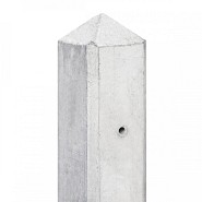Berton©-paal IJssel wit/grijs, diamantkop 10x10x280 cm eindmodel