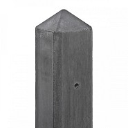 Berton©-paal IJssel antraciet, diamantkop 10x10x280 cm eindmodel