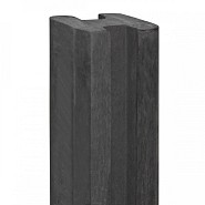 Berton©-sleufpaal Reest antraciet 11,5x11,5x280 cm T-model