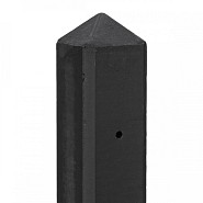 Berton©-paal Amstel LG, antraciet gecoat, diamantkop 10x10x280 cm T-model