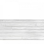 Berton©-motiefplaat wit/grijs H36xD3,5xL184 cm Lungo