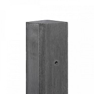 Berton©-paal IJssel antraciet, vlakke kop 10x10x280 cm tussenmodel met velling