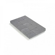 Kassei in-Line getrommeld 15x15x6 Muisgrijs