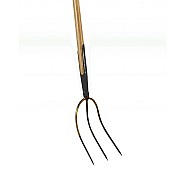 Hooivork - 3 tanden - Met veerbus - Essenhouten steel - 135 cm