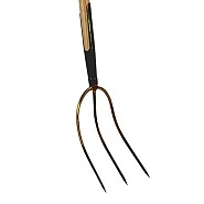 Hooivork - 3 tanden - Met veerbus - Essenhouten steel - 165 cm