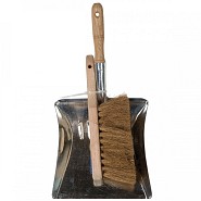 Stoffer en blik - Country - Hout en Metaal