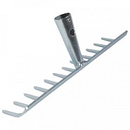 Tuinhark - 12 tanden - Verzinkt - 30 cm - Zonder steel