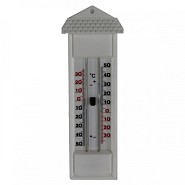 Buitenthermometer wit min/max
