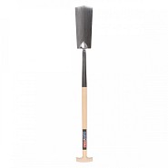 Draineerspade - Blank gepolijst - Essenhouten steel - 76 cm