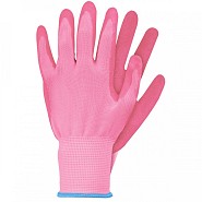 Werkhandschoenen - Roze - Latex - Maat M