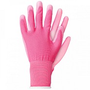 Werkhandschoenen - Polyester - Roze - Maat S - Ultralicht