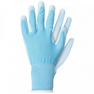 Werkhandschoenen - Polyester - Blauw - Maat L - Ultralicht