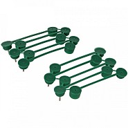 Plantenklemmen groen 15mm 15st