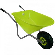 Kinderkruiwagen lime/grijs metaal/kunststof