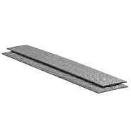 Ecolat - Tuinafboording - Borderrand - Grijs - 100% gerecycled - 14 x 1 cm - 2 meter