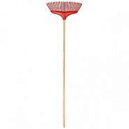 Bladhark - Basic - Kunststof - Houten steel - 140 cm