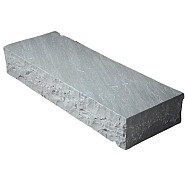 Kandla gres traptrede gekapt 100x35x14-16 cm. grijs
