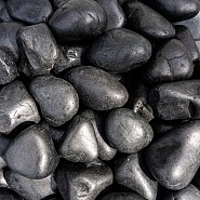 Beach Pebbles deep black 50-80 mm zak 25 kg.