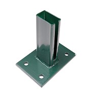 Bodemplaat rechthoek groen 10x15cm