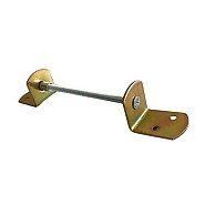 Uni-beslag t.b.v. 1 betonpaal, geel verzinkt