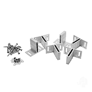 T-beslagset voor composietscherm blank (6 st)