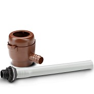 Vulautomaat afsluiter-bladvanger ø50 - 60 mm BRUIN