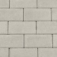 Betonstraatsteen 8cm half grijs S-top