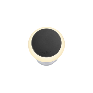 Puck 22 Dark 12V/0,5W LED ø22mm Warm White,  diffuse Ring 35mm