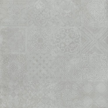 Keramische buitentegel GeoCeramica® 60x60x4 cm Concreet Silver